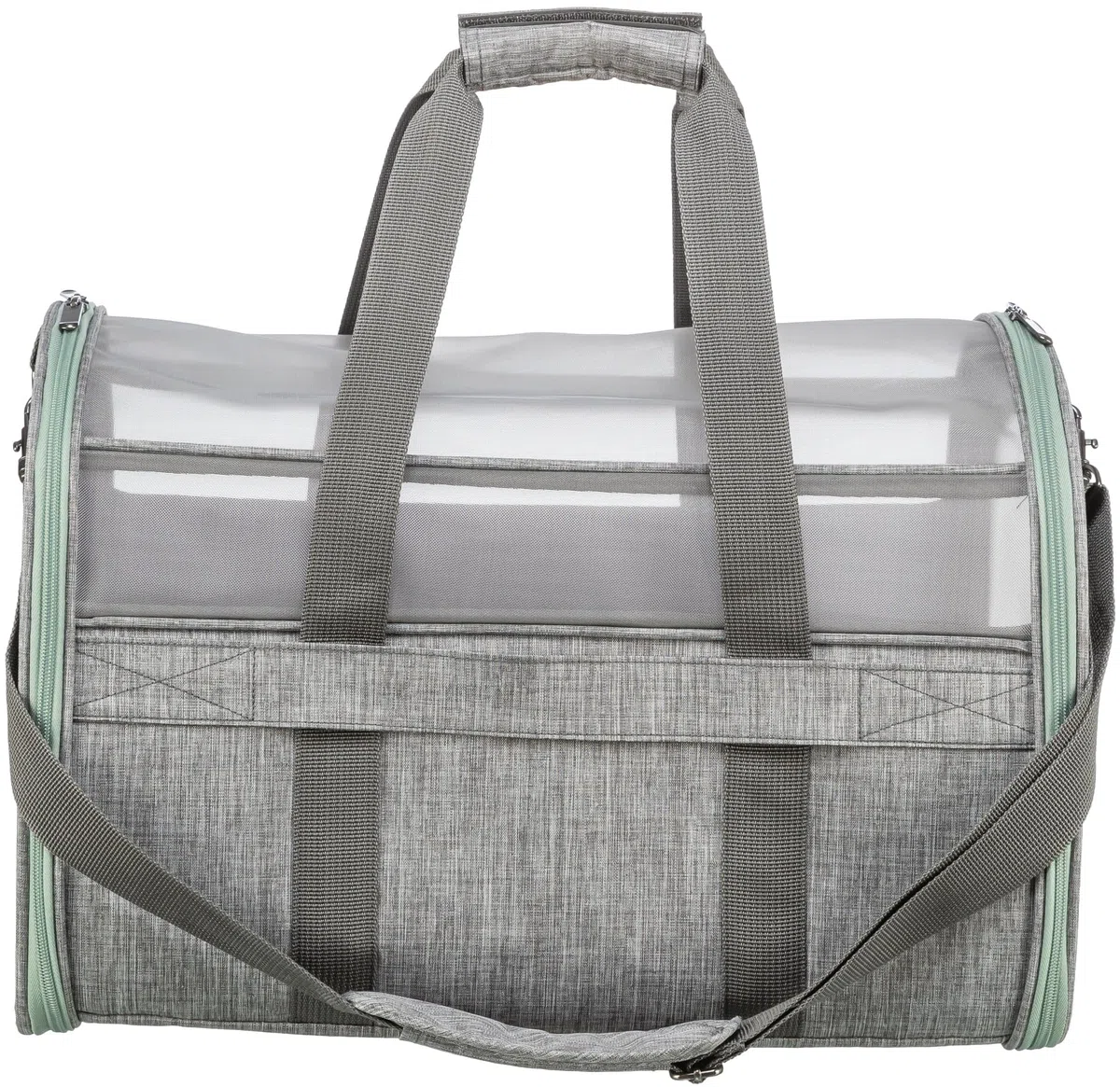 TRIXIE Bolsa Dillon, 33 × 32 × 54 cm, Gris/Menta