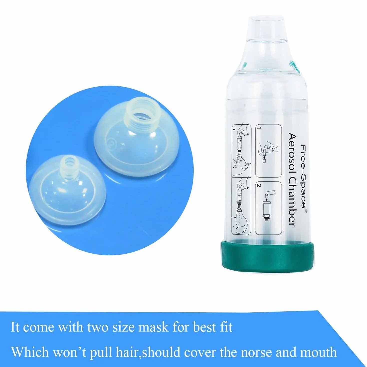 Cat Inhaler Spacer, Inyector de Cámara de Aerosol felino - Inhalador de asma Spacer para Gatos - Ayuda a los Gatos con la Respiración y la Administración de medicamentos