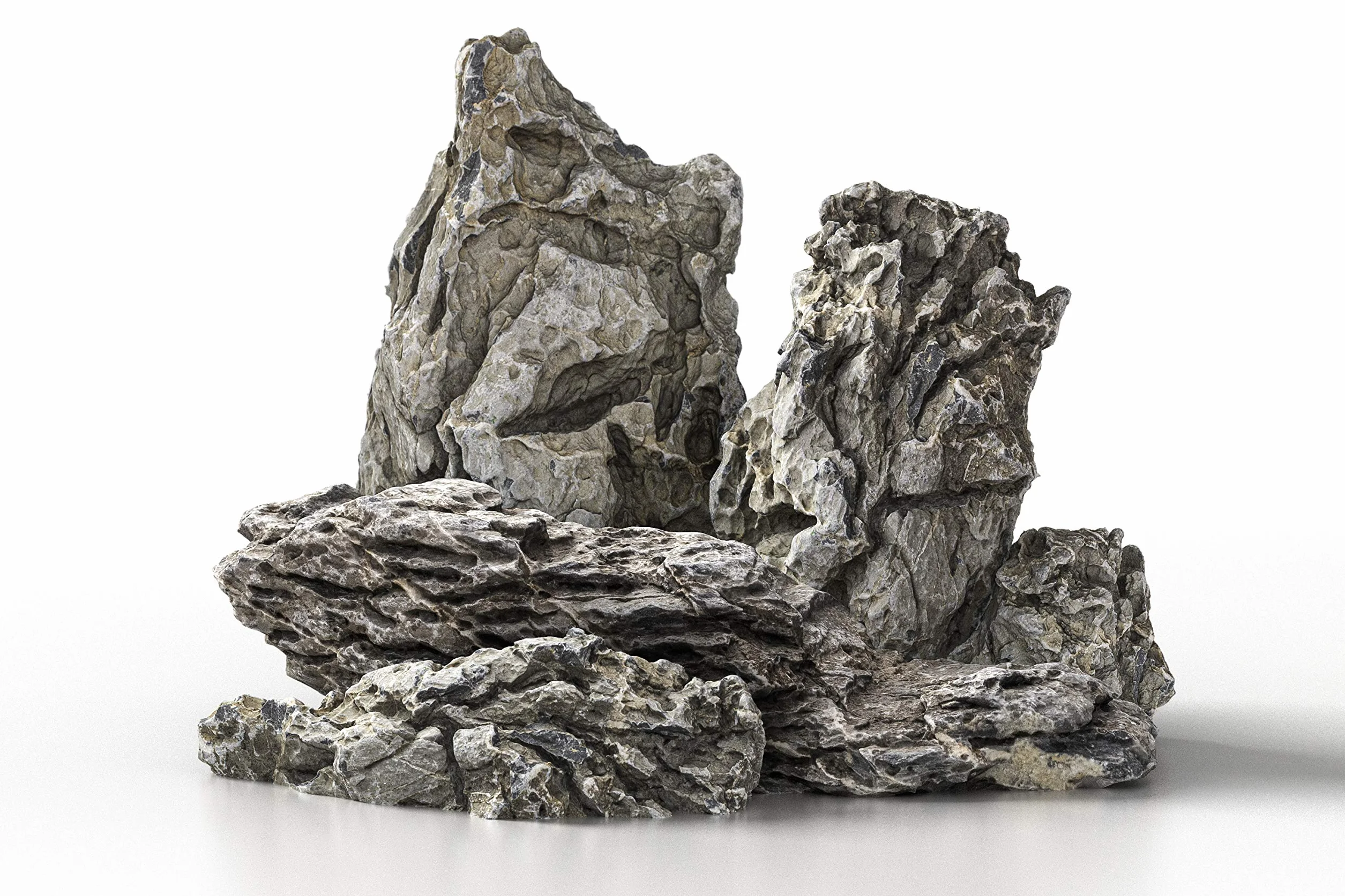 ARKA mySCAPE-Rocks Seiryu - 10 kg Mix - Rocas Naturales para la decoración Creativa de acuarios de Agua Dulce y terrarios, Ideales para Plantar.