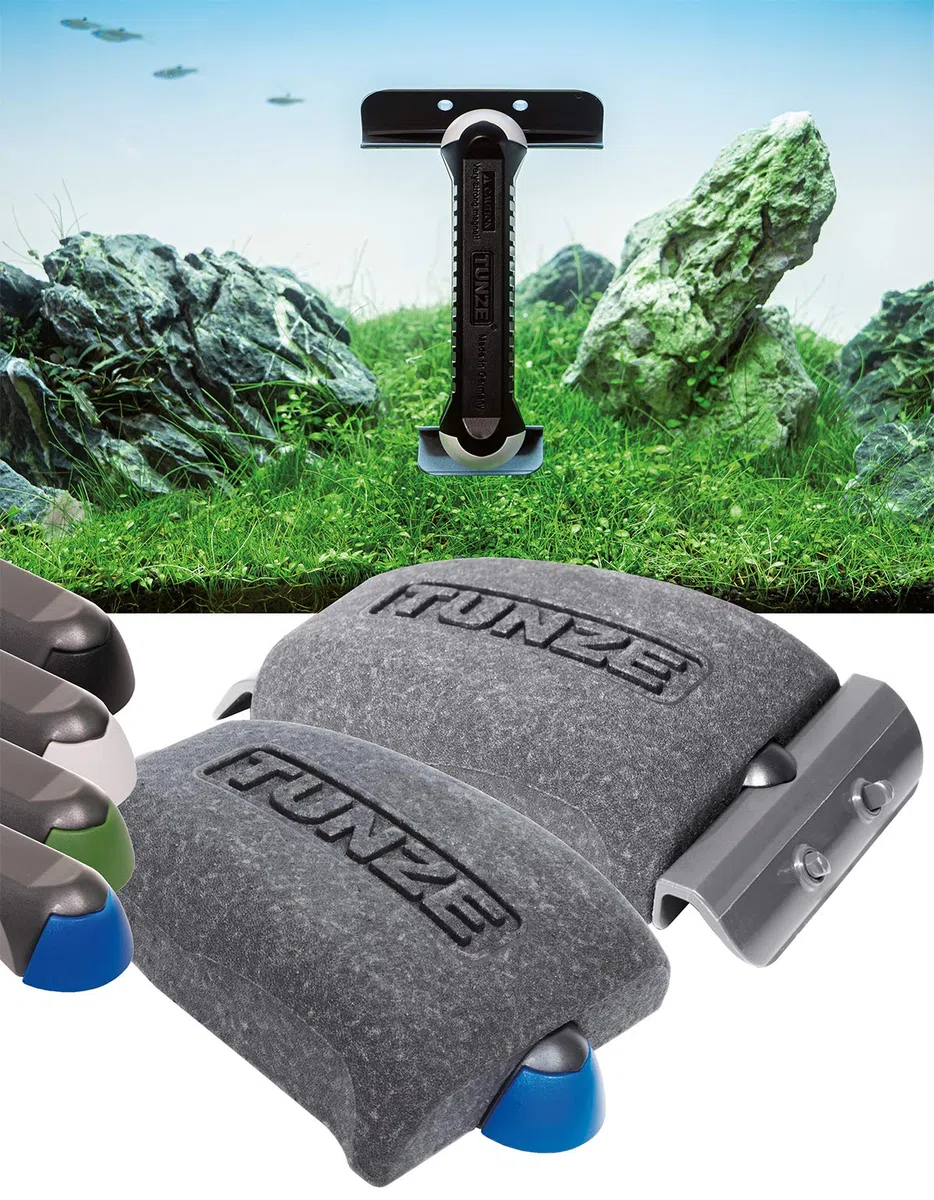 Tunze Care Magnet Strong+ I Limpiador de Acuario para Cristal de 20-25 mm de Grosor, Fino Limpiador de Cristales con Hoja de Acero Inoxidable Redondeada, imán de Algas sin Riesgo de arañazos
