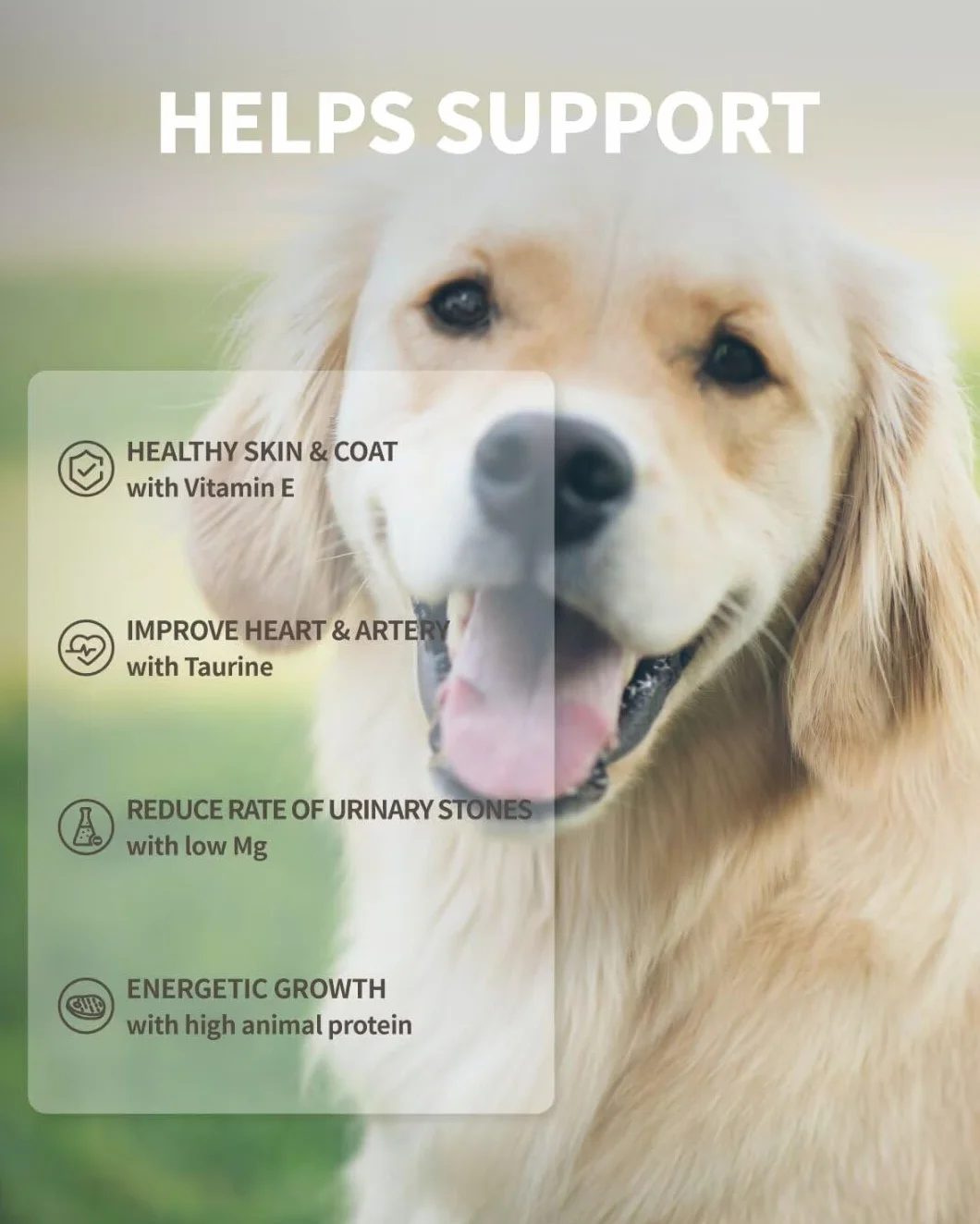 Dog Freeze-Dried Dog Food (Duck Recipe - 14 onzas)