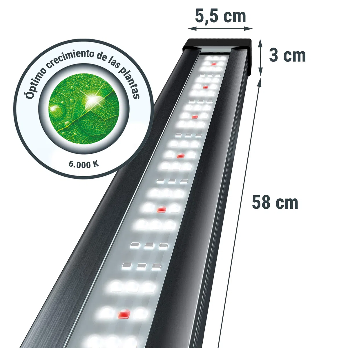 Tetra Lámpara LED Tetronic Proline 580, Lámpara de acuario LED de calidad