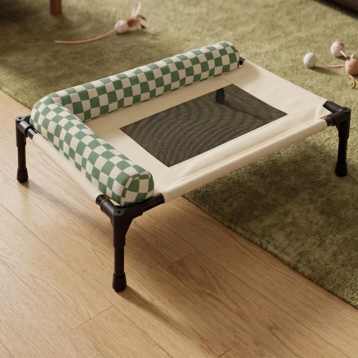 Genérico Cama Exterior Perros,Elevada Transpirable Y Lavable - Cama para Perros de Exterior Antideslizante - para Cachorros, Gatos, Patio, Césped, Playa, Camping, Hogar, Suelo, Verano