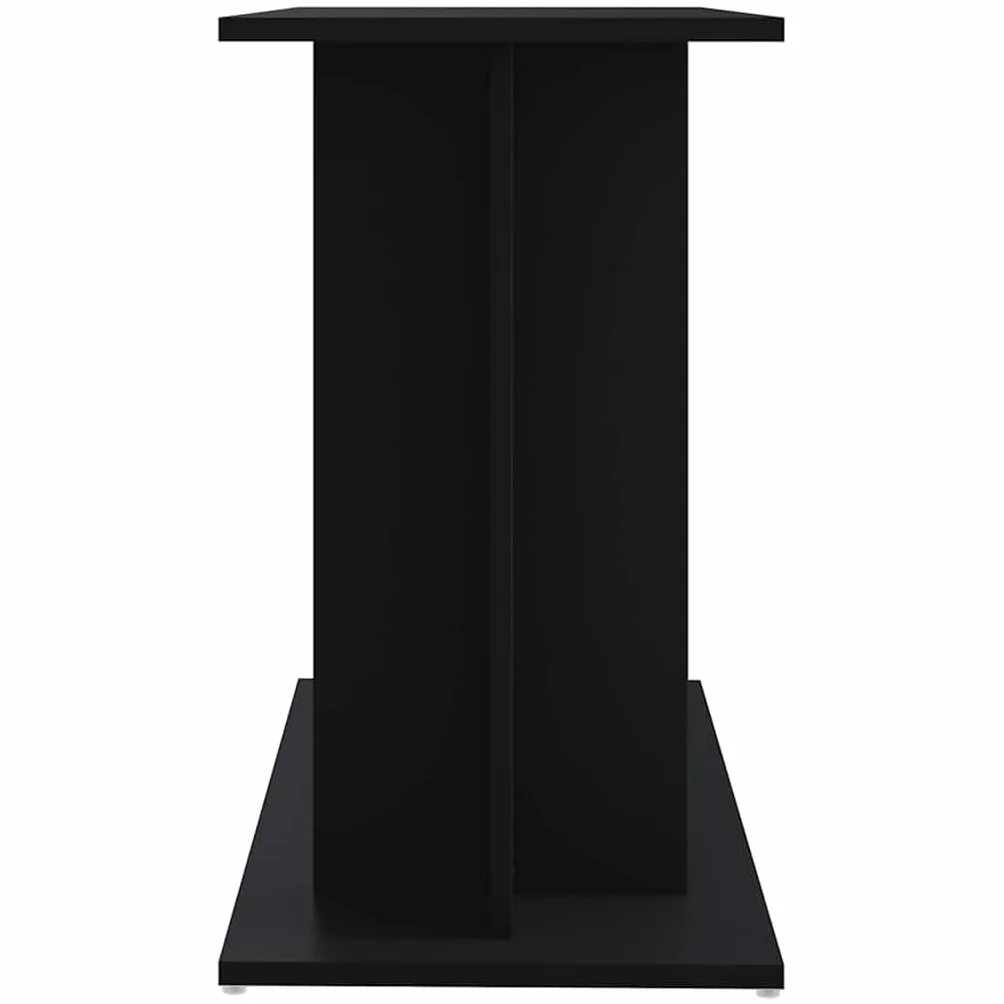 vidaXL Soporte para Acuario Madera de ingeniería Negro 80x35x60 cm