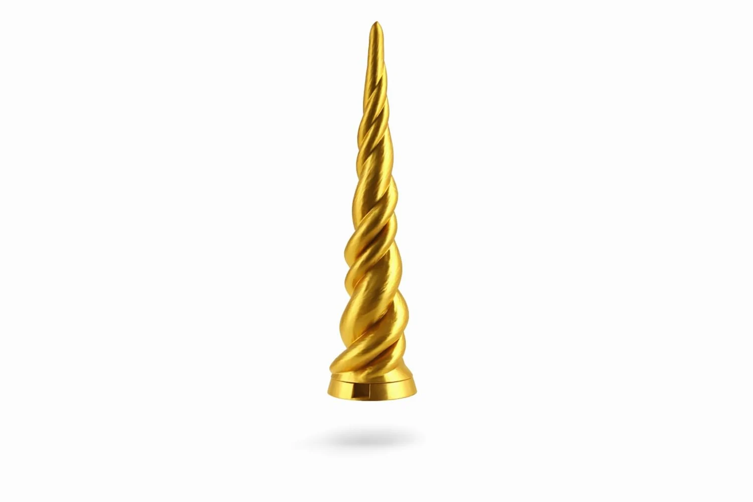 Alpha Precision MagicEinHorn - Correa para la cabeza de cuerno de unicornio, accesorio para caballos (dorado)