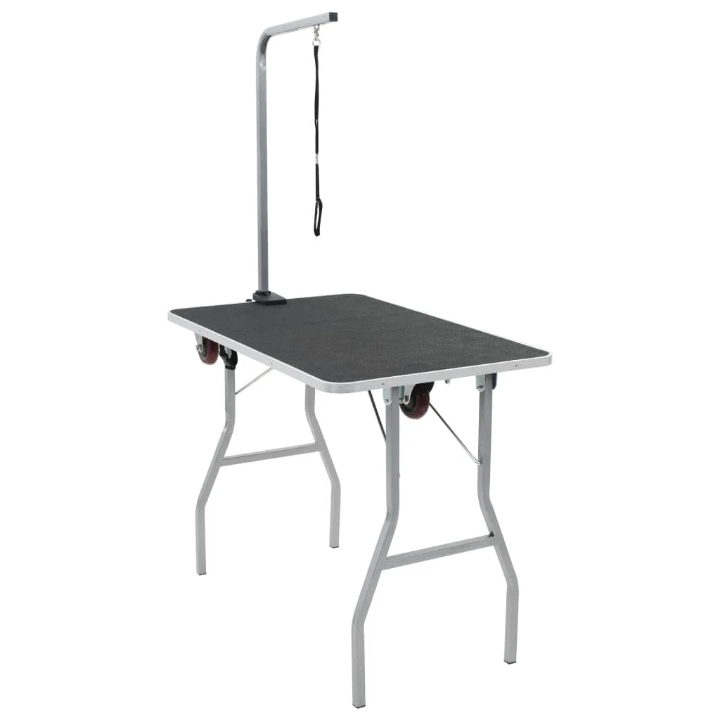 Genérico Mesa de higiene para Mascotas, portátil y con Ruedas,Producto para Mascotas y Animales,Productos para Mascotas,Productos de higiene para Mascotas,Marrón,17 kg,170215