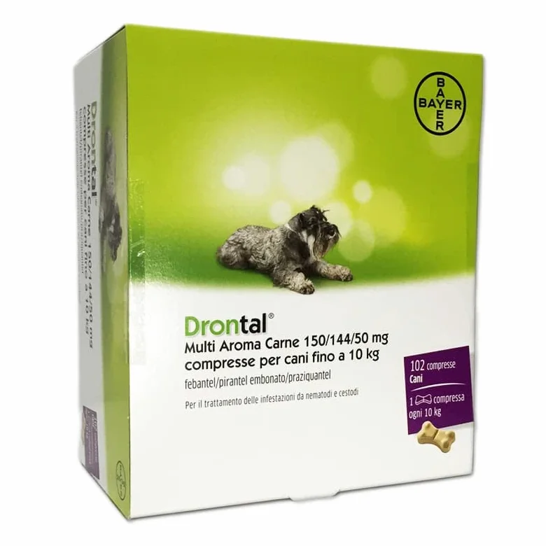 CentroVete Bayer - Vermifugo antiparasitario Multi Aroma para perro en tableta (102 CPR) - combate los principales parásitos intestinales