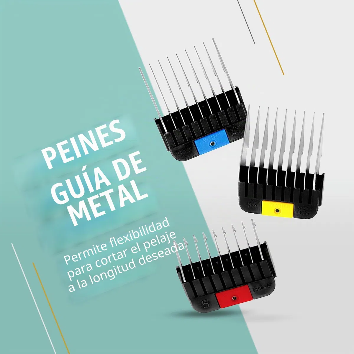 Max 60 - Herramienta profesional de aseo para mascotas - Cortadora para perros y gatos, baja vibración, ligera
