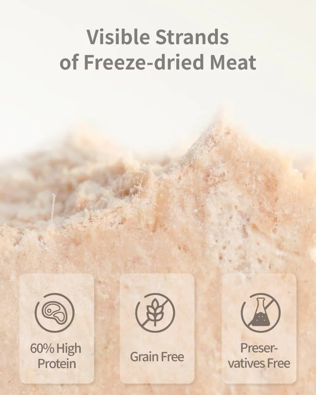 Dog Freeze-Dried Dog Food (Duck Recipe - 14 onzas)