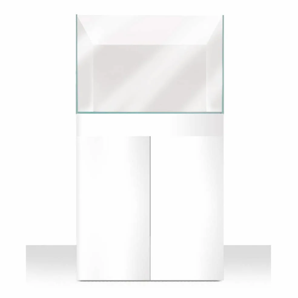 Amtra Wave Station Tank 60 - Tanque para Acuario de Cristal extratransparente, Incluye Alfombrilla Acolchada, 60 x 40 x 40 cm, 96 litros