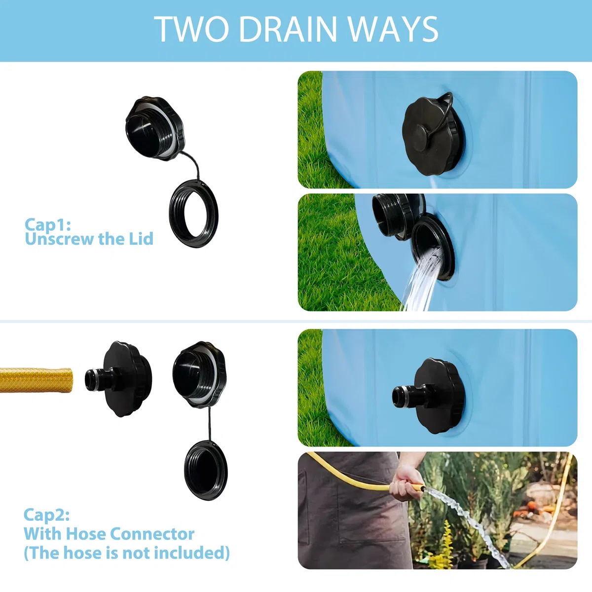 Piscina para Perros, 120 x 30 CM, Piscina Plegable para Gatos, Antideslizante y Resistente al Desgaste de PVC, para Perros Grandes, Medianos y Pequeños