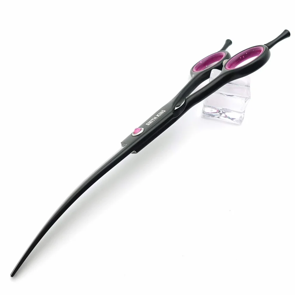 SMITH King - Juego de Tijeras para el Cuidado del Perro de 7,0 Pulgadas - Rectas, Adelgazamiento y Curvas, Chunker y Peine - 5 Unidades