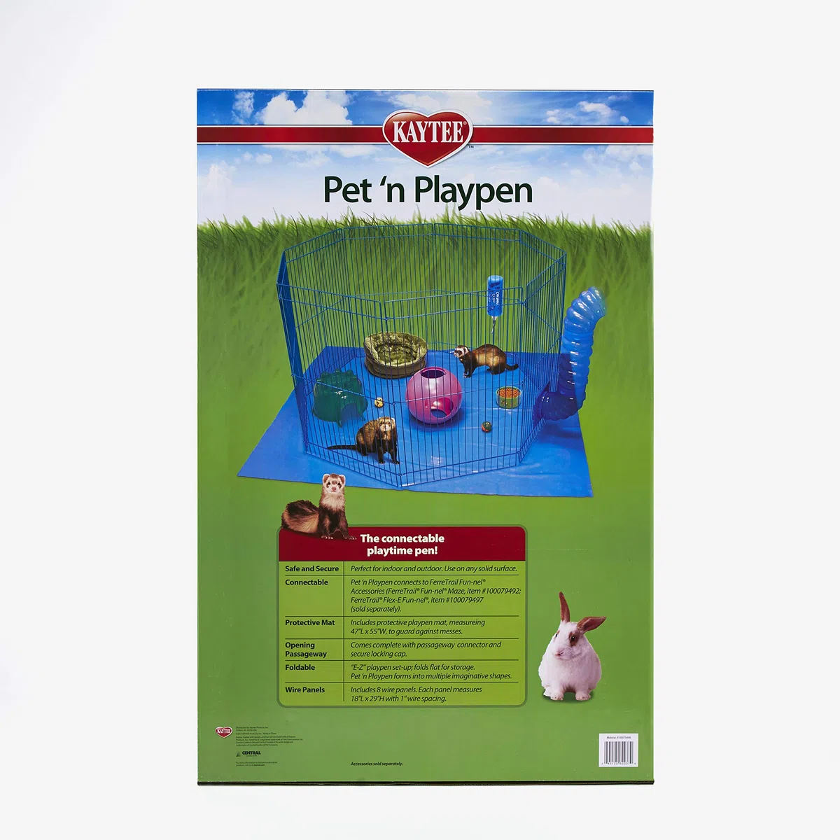 Kaytee Pet-n-playpen para Rabbit, Guinea Pig y Ferret