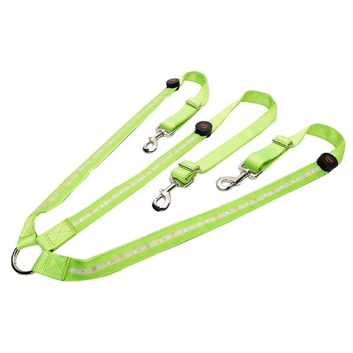 Collares de coraza de Caballo Intermitente,LED Collar de Tachuela de Alta Visibilidad Correa de Pecho de Caballo Luminosa Equipo de Equipo de Seguridad para Montar a Caballo de Noche,Verde