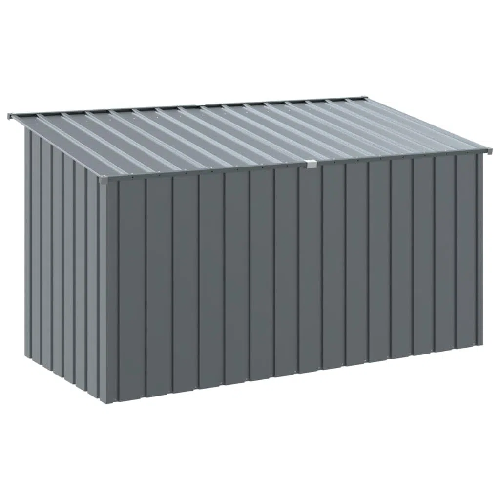 Festnight Perrera para Exterior Grande con Tejado Casa para Animales, Jaula para Jardín Patio Jaula Casetas de Perros Gallinero para Exterior Acero Galvanizado 196 x 91 x 110 cm
