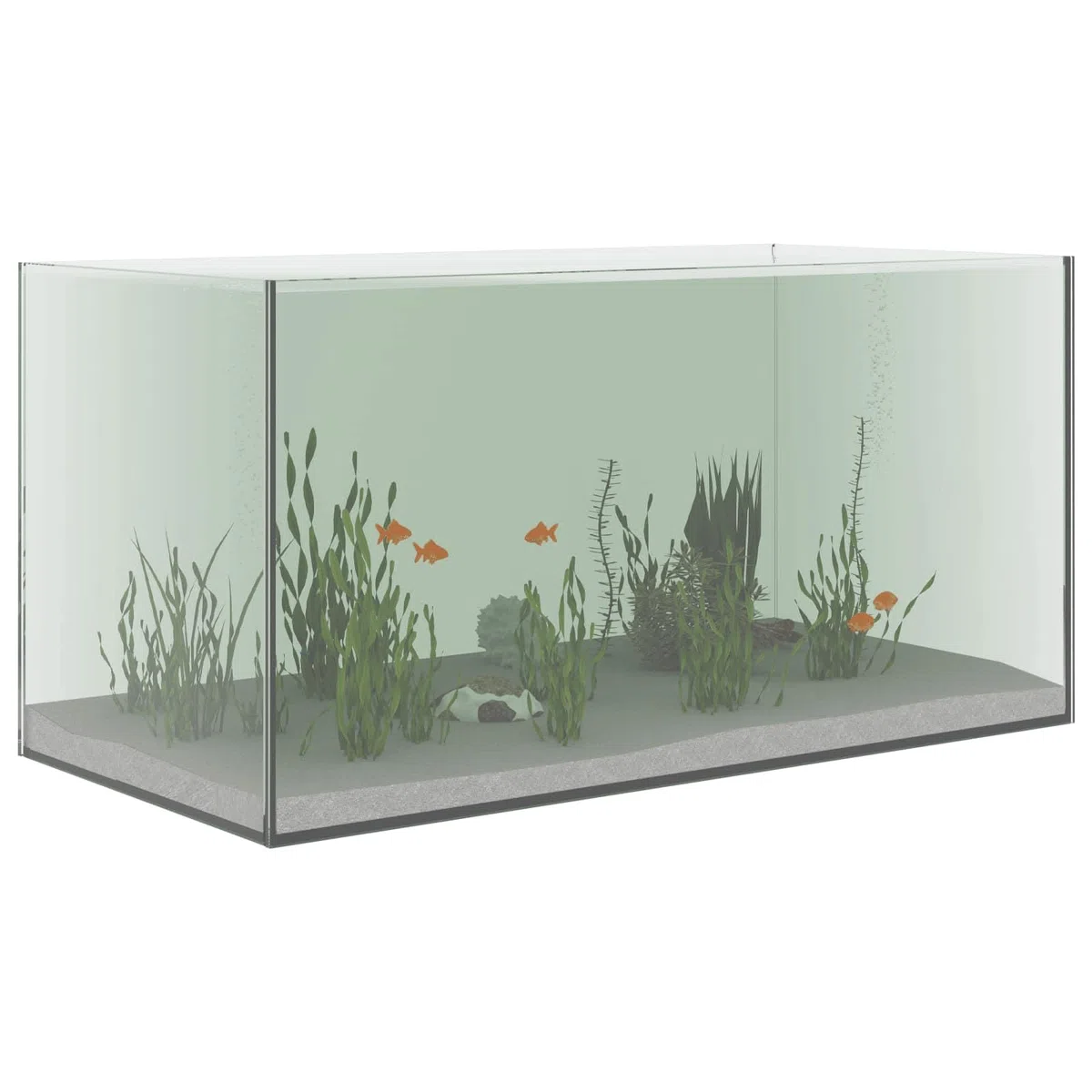 vidaXL Acuario con Almacenamiento Transparente 60 x 30 x 30 cm Cristal, Acuario exhibidor, Tanque de Vidrio Moderno, pecera panorámica, para Interiores y Exteriores