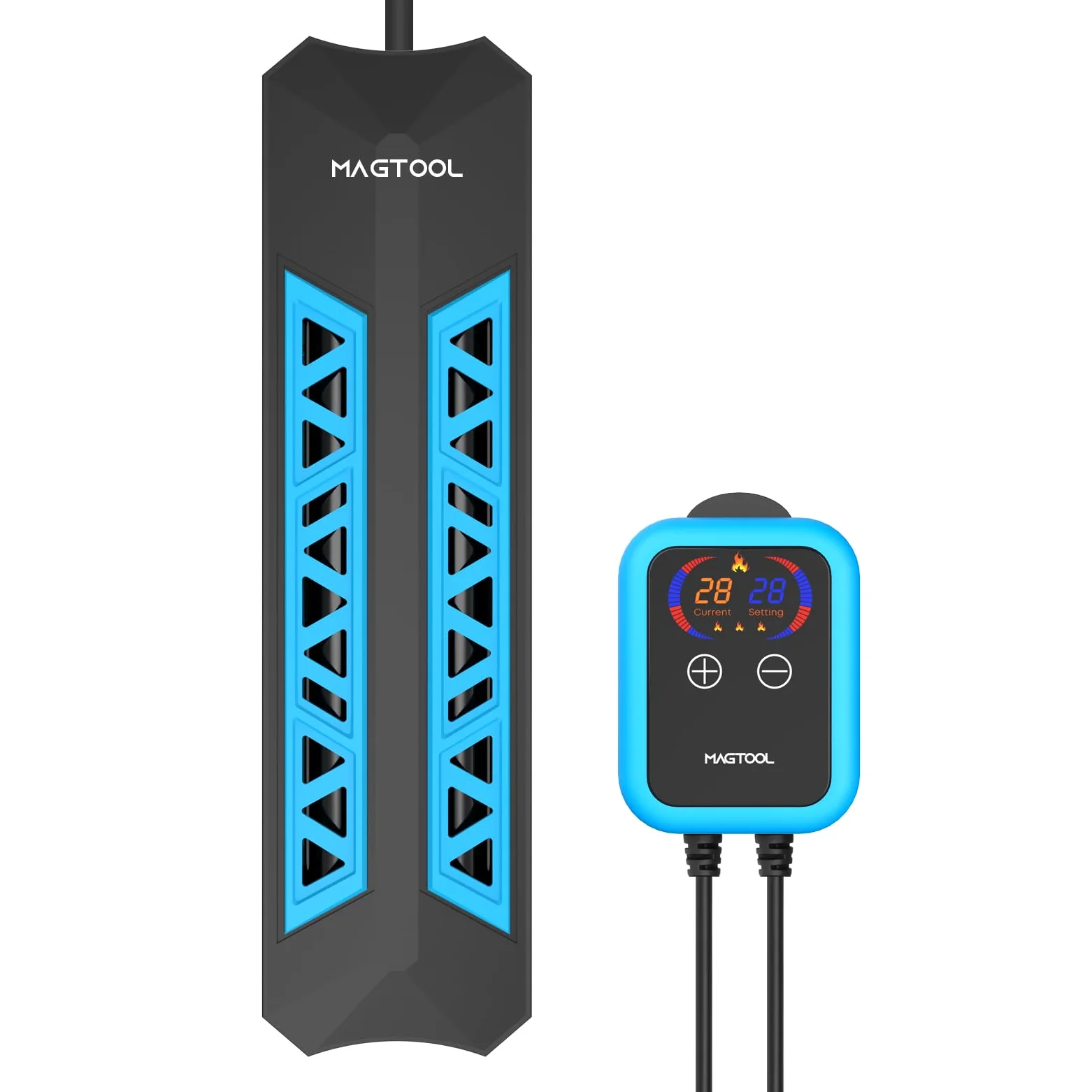 MagTool 300 to 1500W Calentador Acuario, Calentador Sumergible para Acuarios con Protección contra Sobrecalentamiento Y Apagado Automático De Peces con Controlador Digital para Agua Dulce Y Salada