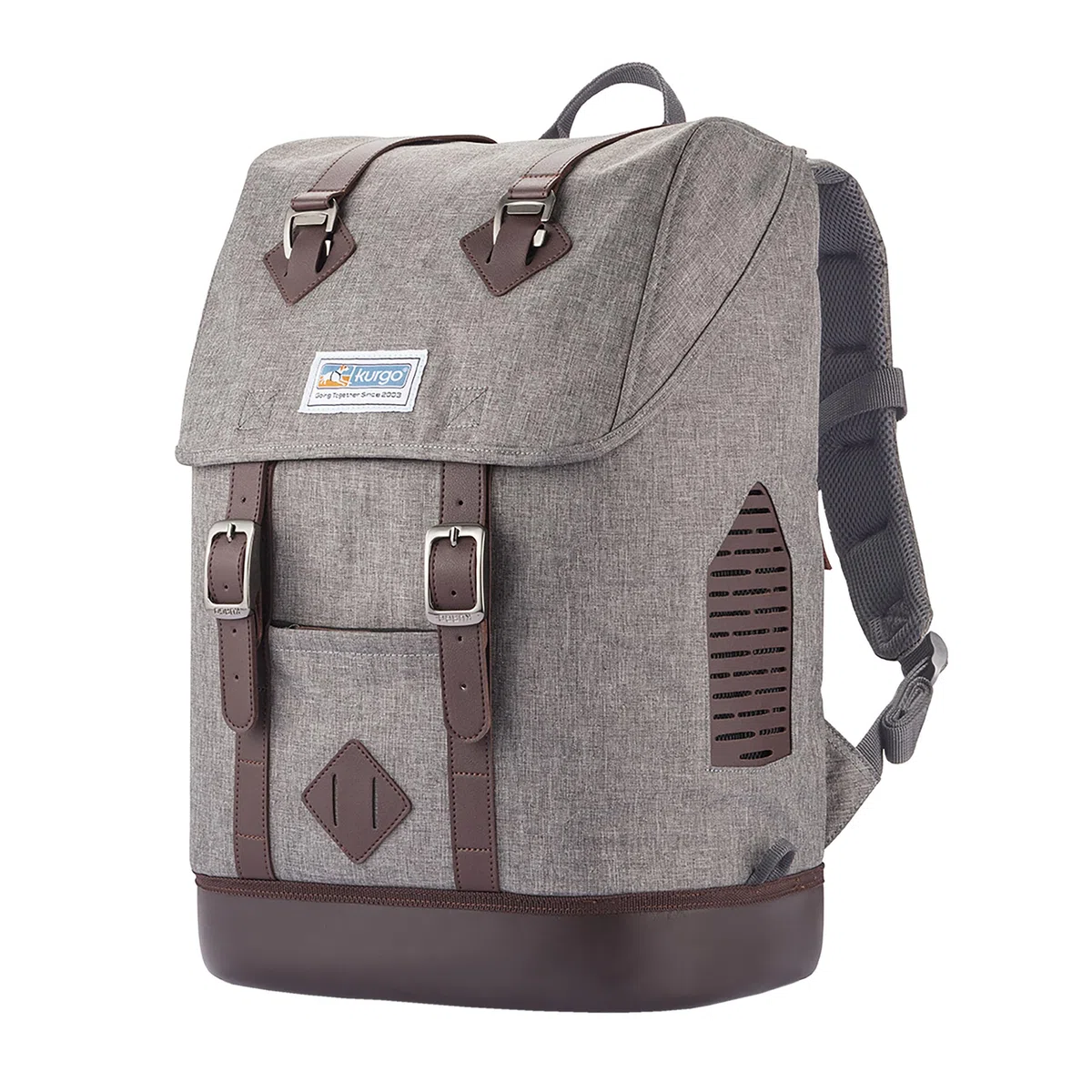 Kurgo Mochila Transportín para Mascotas Pequeñas | Manos Libres, Base Armorsole, Convertible en Transportín, Tela Resistente