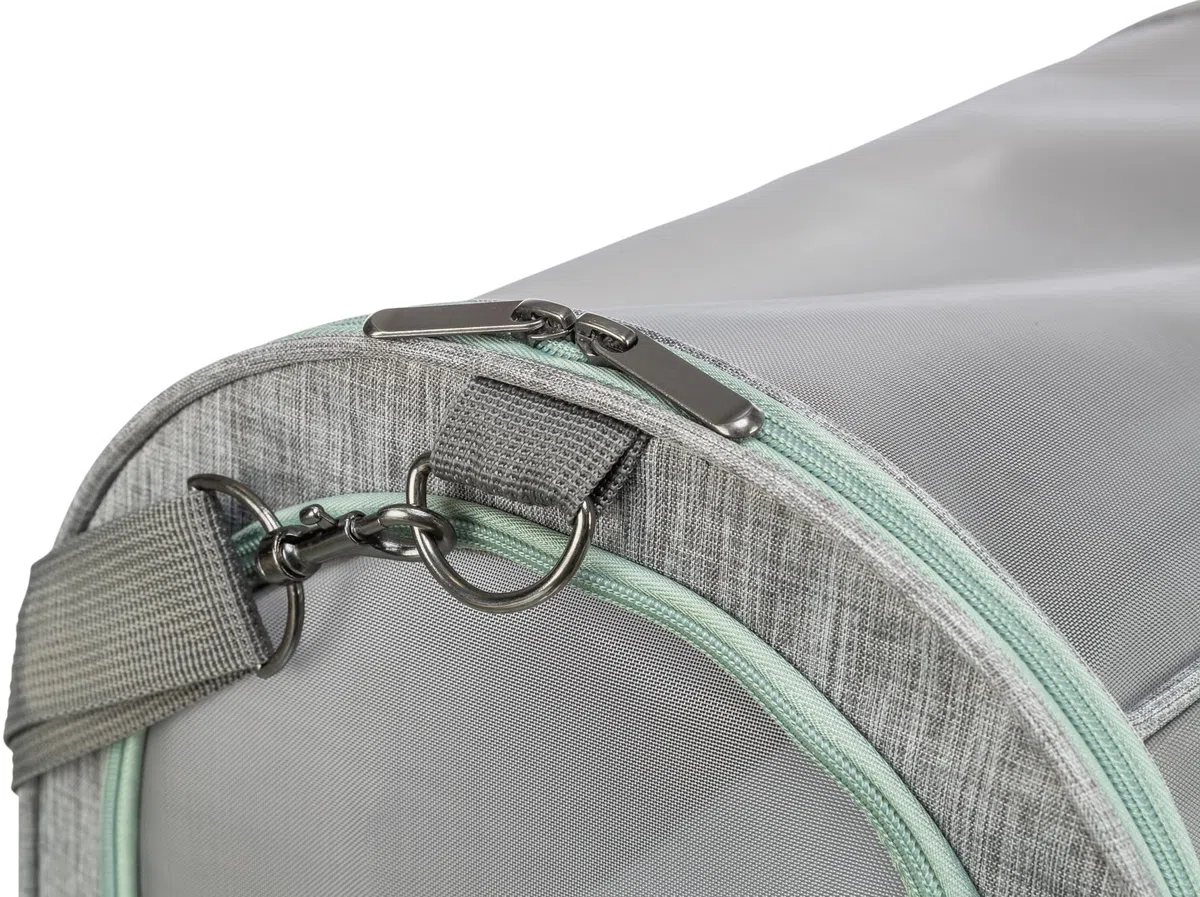 TRIXIE Bolsa Dillon, 33 × 32 × 54 cm, Gris/Menta