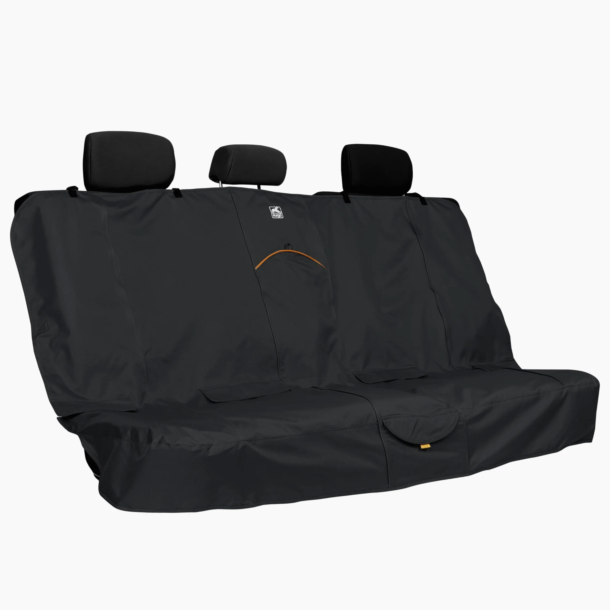 Kurgo Wander - Funda de Asiento de Coche para Perros, Protector de Asiento para Macotas, Ajuste Universal - Negro