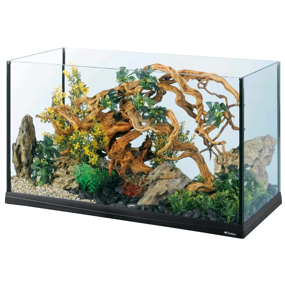 FERPLAST Acuario Tank 80 Negro 81X31X47,5CM 84L