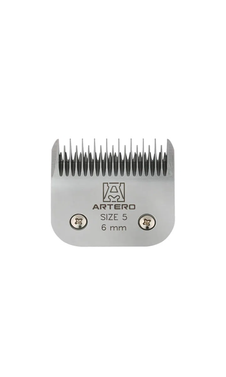 ARTERO Cuchilla A5. Compatible con Las Marcas, Andis, Moser, Heiniger, Oster, Aesculap Modelo Fav5 y Fav5 (Nº 5-6mm)