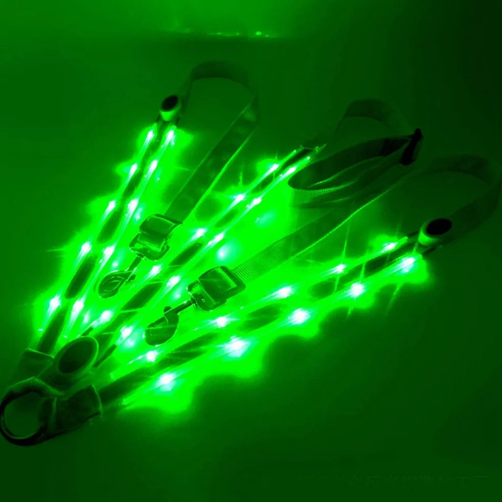Cortavientos LED para Caballos, con Placa para el Cuello, Alta Visibilidad, para Montar a Caballo, Equipo de Seguridad Ajustable