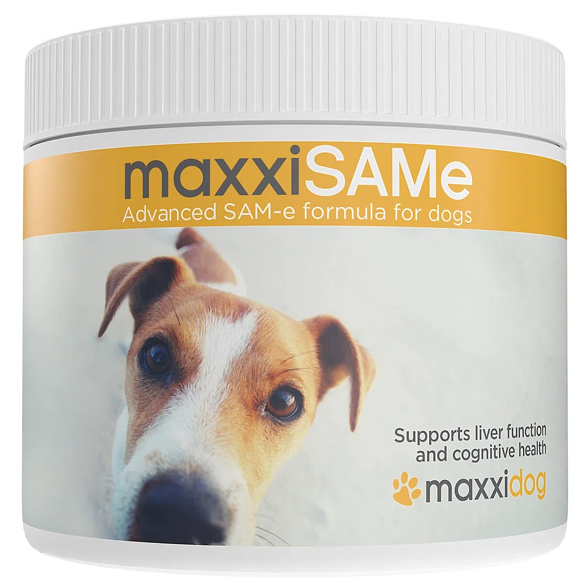 maxxipaws maxxiSAMe Suplemento en Polvo Avanzado de Sam-e – Apoyo para el Hígado, la Cognición y Las Articulaciones para Perros, 150g