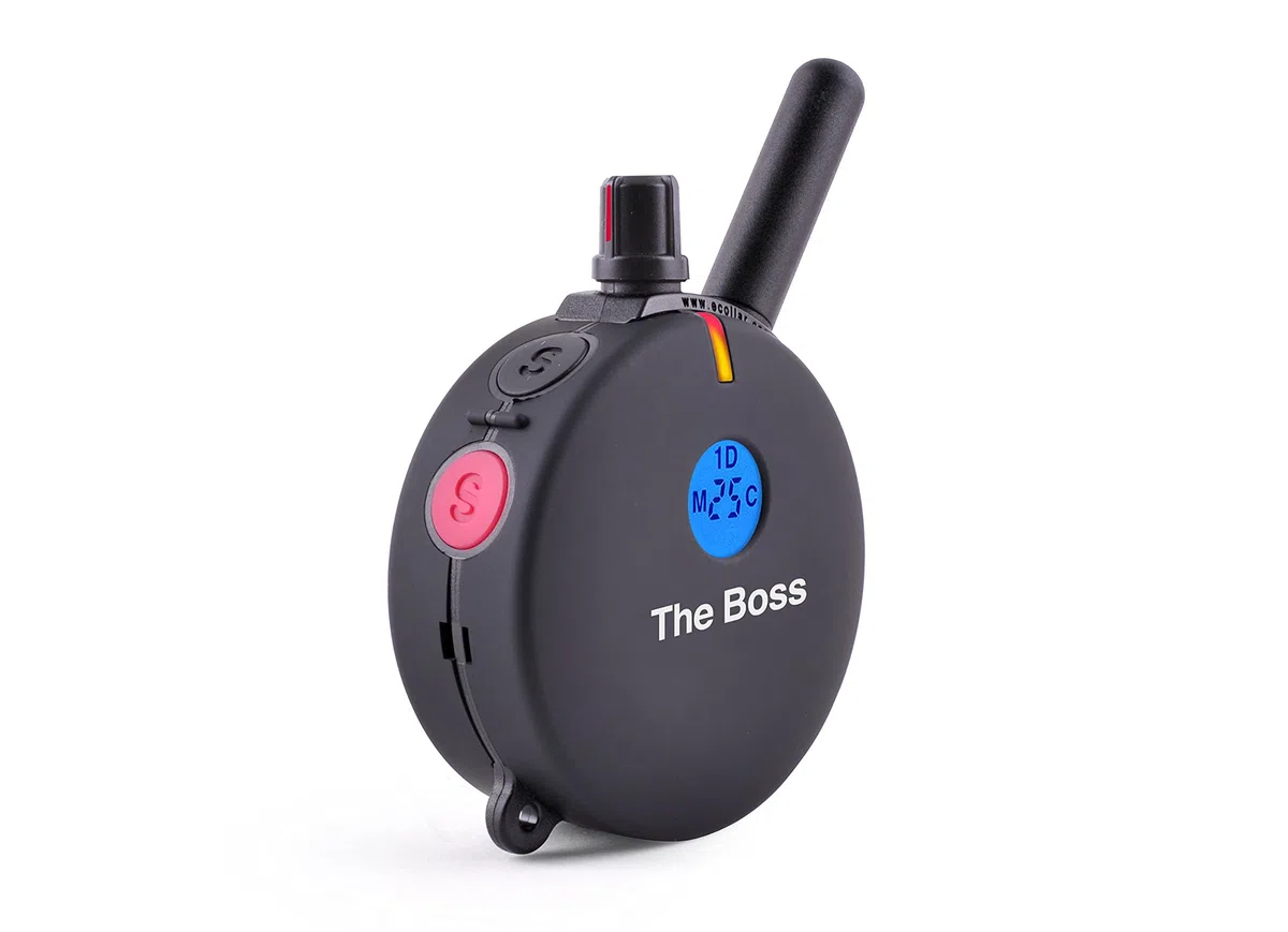 ET-800-1 Mile – Juego de 2 Collares de Entrenamiento herméticos a Distancia con Collar de estimulación estática, vibratoria y Sonido con clicker PetsTEK