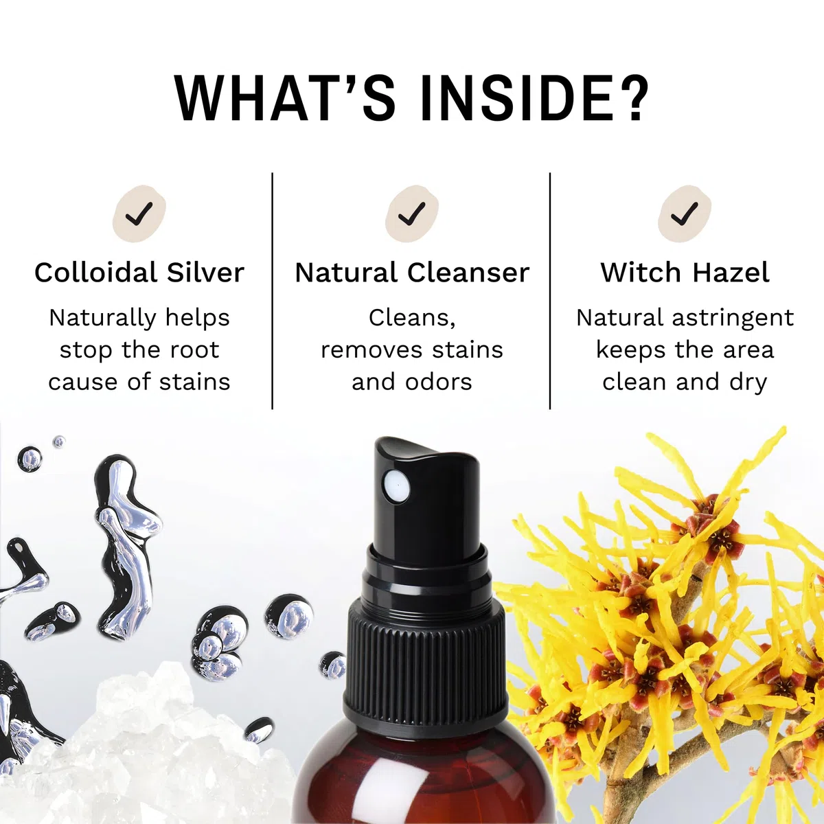 Eye Envy Spray quitamanchas para Barba para Perros/Gatos|100% Natural y Seguro|Elimina Las Manchas de babeo, Saliva, Comida, escorrentía de desgarro|Trata la Causa de Las Manchas <4oz