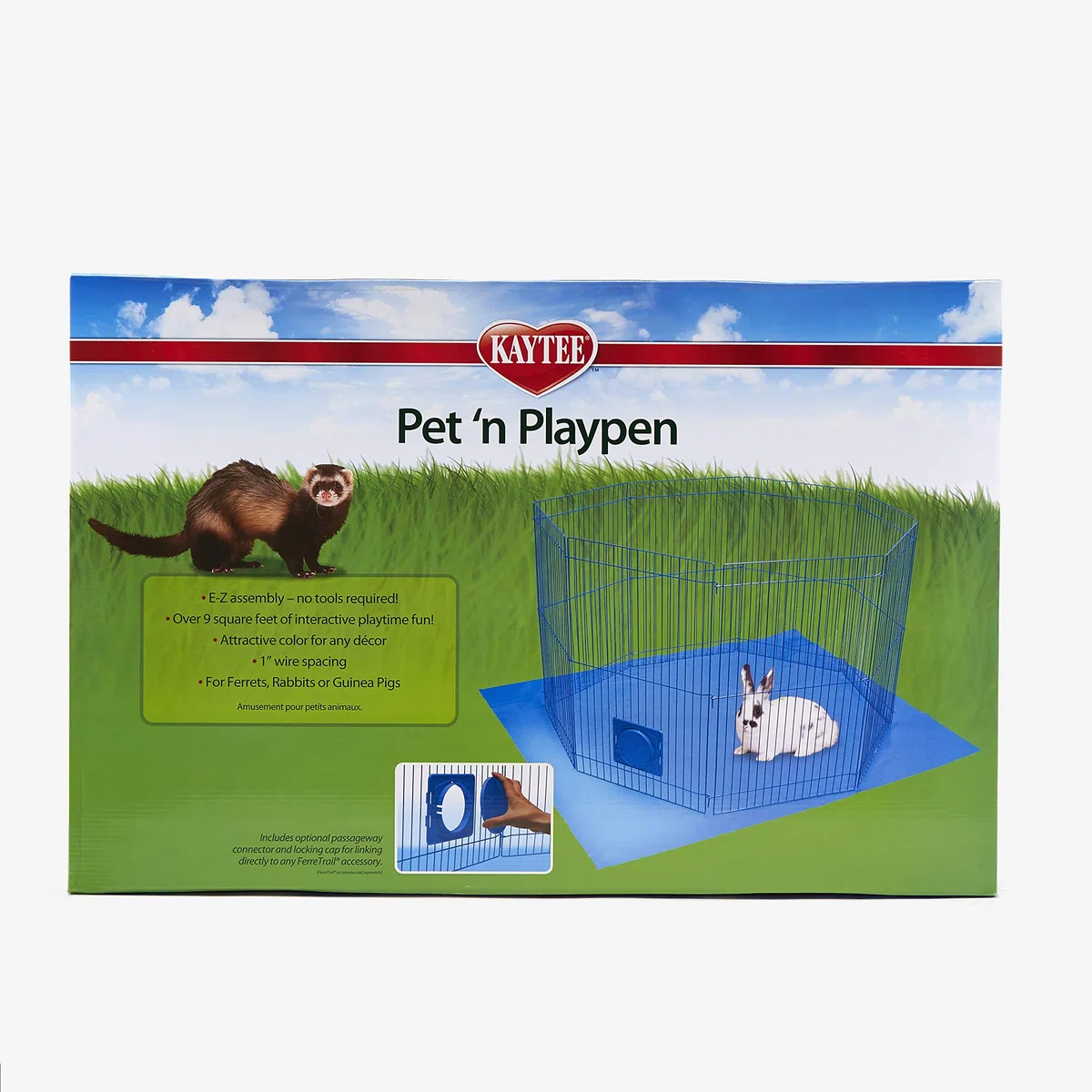 Kaytee Pet-n-playpen para Rabbit, Guinea Pig y Ferret