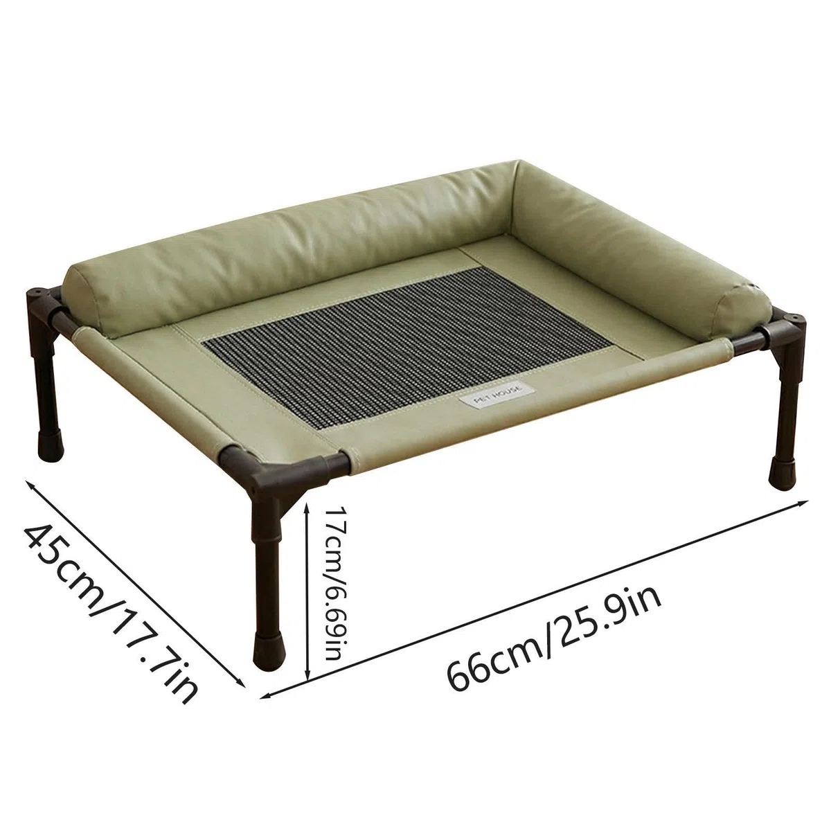 Cama Elevada Para Gatos - Tumbona Para Mascotas Antideslizante, Lavable Y Refrescante | Cama Elevada Para Perros, Hamaca Para Gatos Pequeños Y Medianos, Cachorros, Interior, Exterior, Balcón, Jardín,