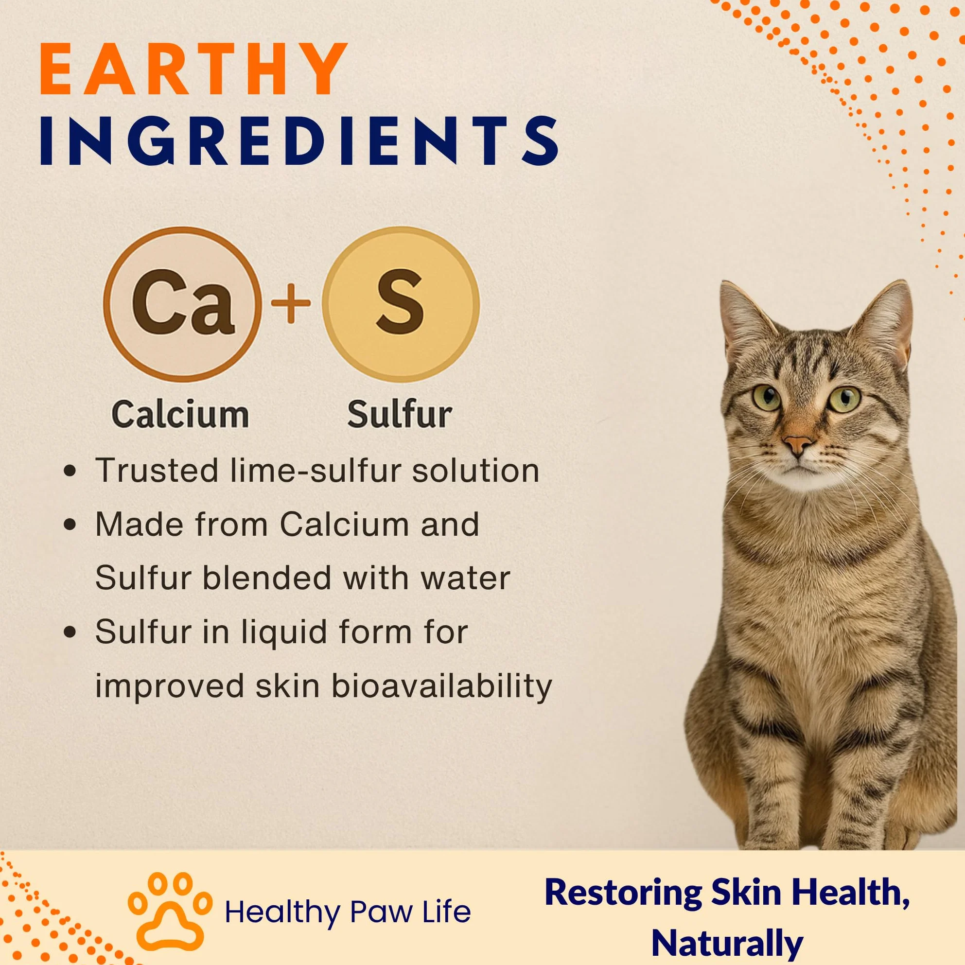 Healthy Paw Life - Lima y azufre Dip - Cuidado de mascotas para piel seca y con picazón - Fórmula extra fuerte - Solución segura para perros, gatos, cachorros, gatitos, caballos (1 galón)