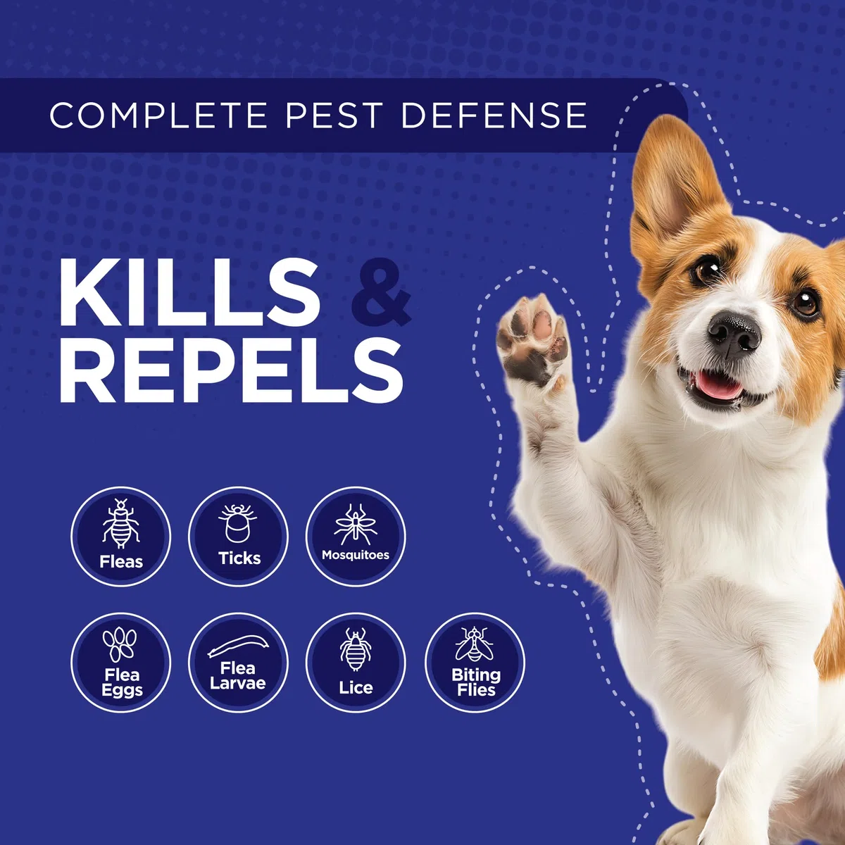 TevraPet Activate II Prevención de pulgas y garrapatas para Perros