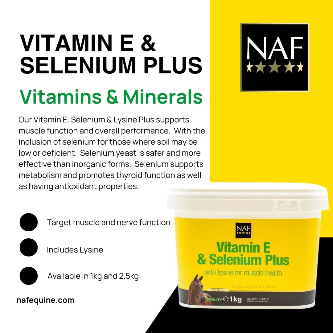 Vitamine E, Selenium Plus NAF - 1kg
