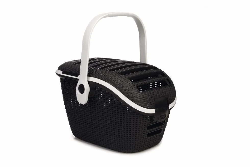 Curver- Cesta de Transporte de Perro, 53cm x 37cm x 33cm, Color Grafito