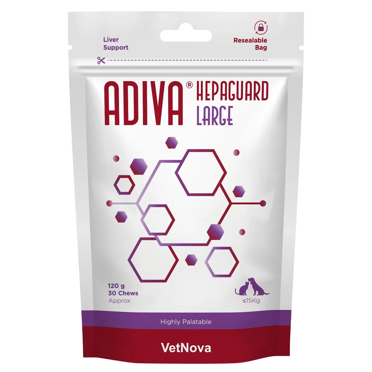 Vetnova ADIVA® Hepaguard Large 30 Chews