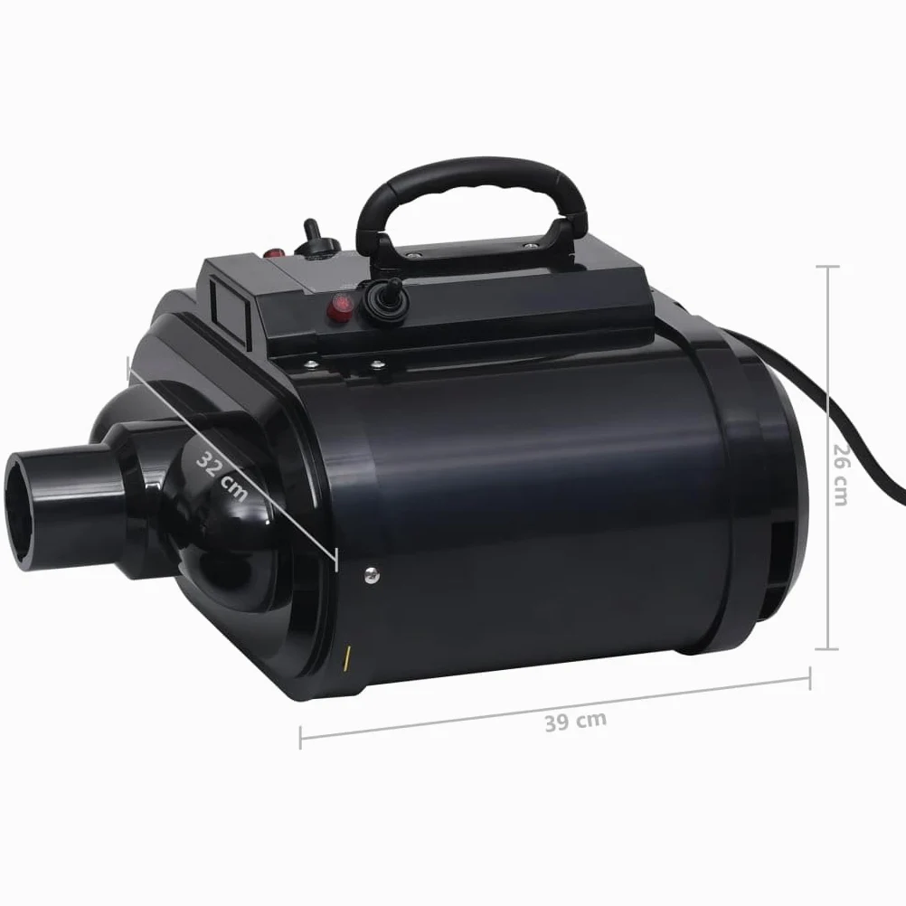 Genérico Secador de Mascotas Doble Motor Negro,Producto para Mascotas y Animales,Productos para Mascotas,Productos de higiene para Mascotas,Secadores de Pelo para mascotas-170936
