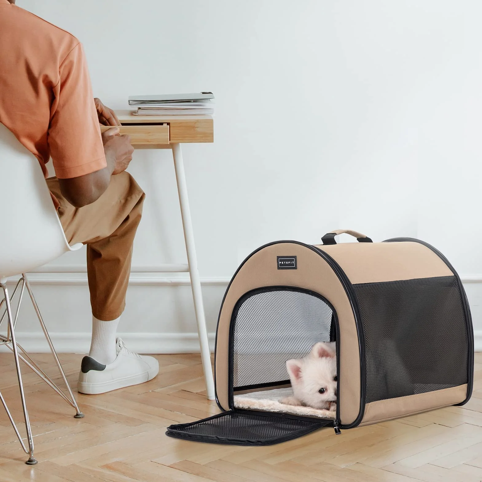 Petsfit Transportín Perros Bolsa transportín para Perros trasportines Perro pequeño Mediano