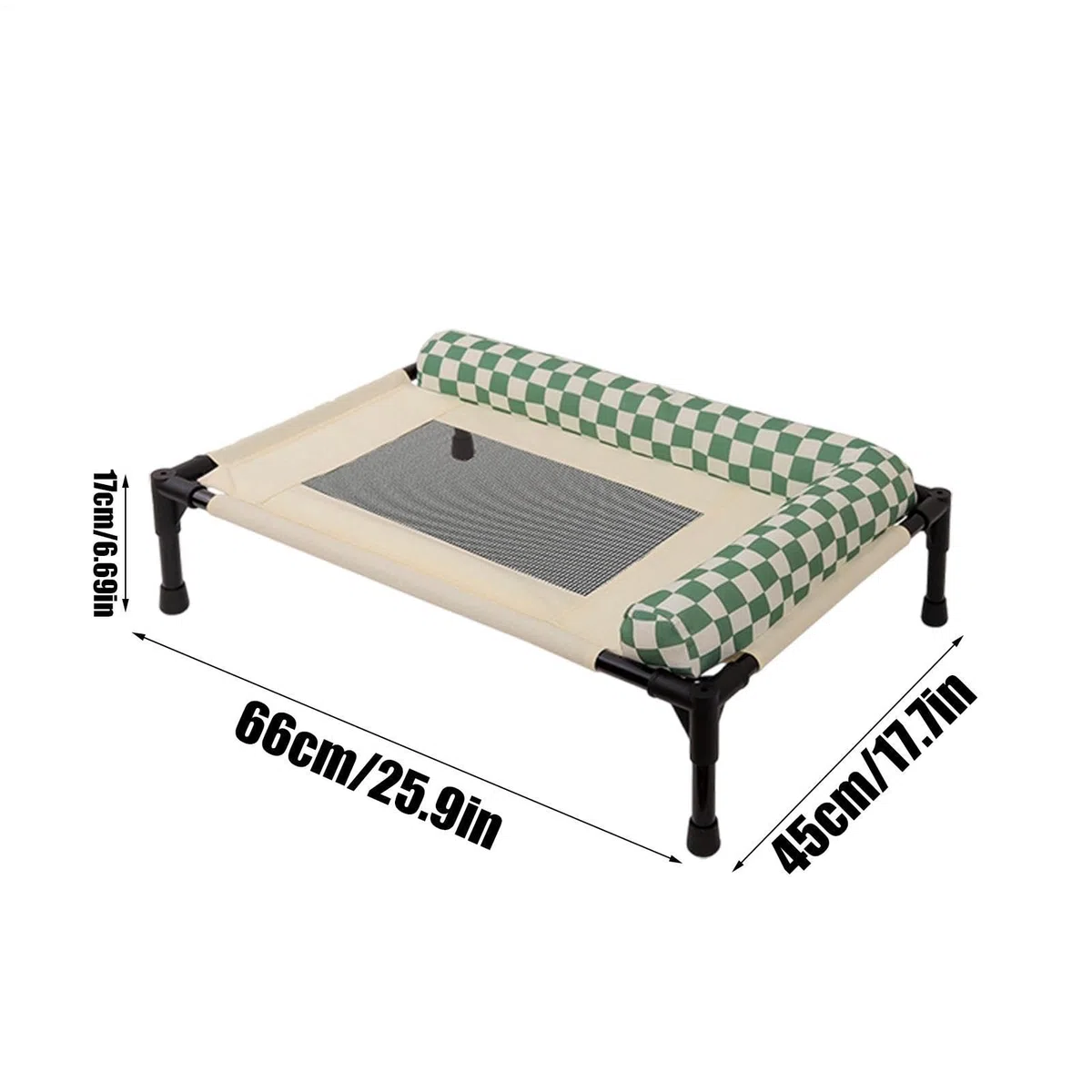 Genérico Cama Exterior Perros,Elevada Transpirable Y Lavable - Cama para Perros de Exterior Antideslizante - para Cachorros, Gatos, Patio, Césped, Playa, Camping, Hogar, Suelo, Verano