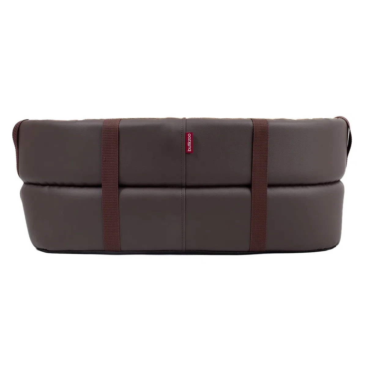 Exclusivo Asiento para Perro | Asiento de Coche para Perros, Gatos, Mascotas | Trasero y del Pasajero | Cama, Bolso | Color: Braun - Kunstleder: Wildlederimitat | Grande: L: 56 cm x 48 cm