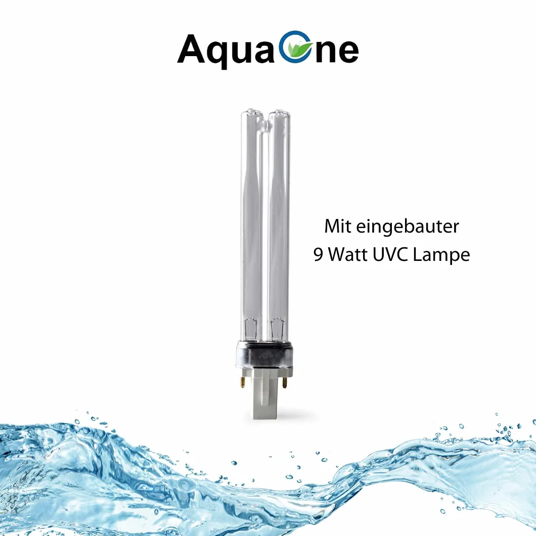 Acuario exterior filtro HW PFI-704B 45 W 2000 L/h hasta 1000L Platillos + Filtro material + UVC