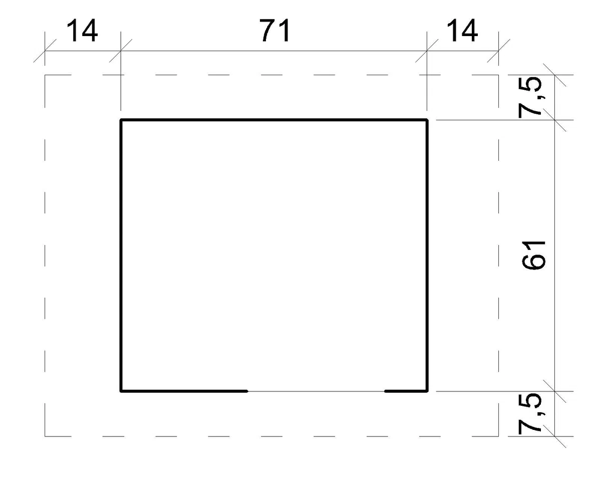 Caseta Perros Exterior Madera - 76 x 99 x H80 cm - casa Perro - Talla S -casa de Perros pequeños - Techo Impermeable - Timbela M401-1