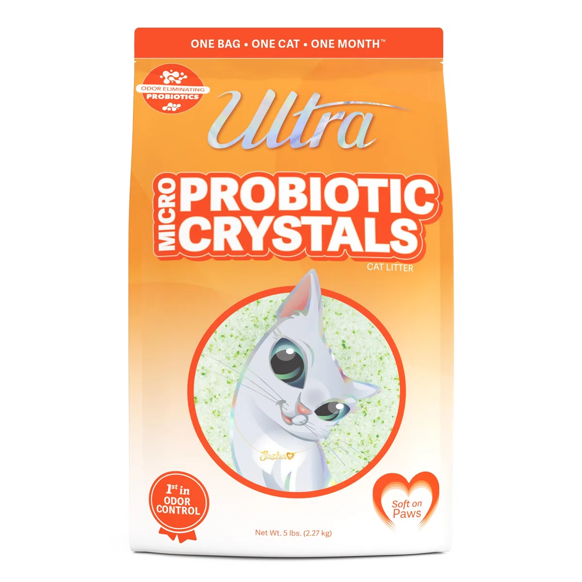Ultra Arena para Gatos con microcristales probióticos, 5 Libras