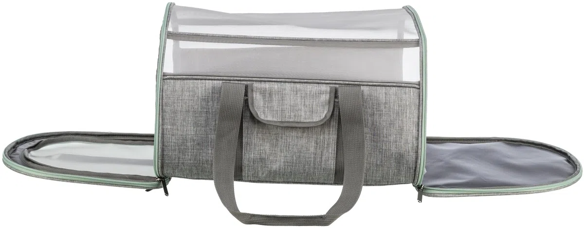 TRIXIE Bolsa Dillon, 33 × 32 × 54 cm, Gris/Menta