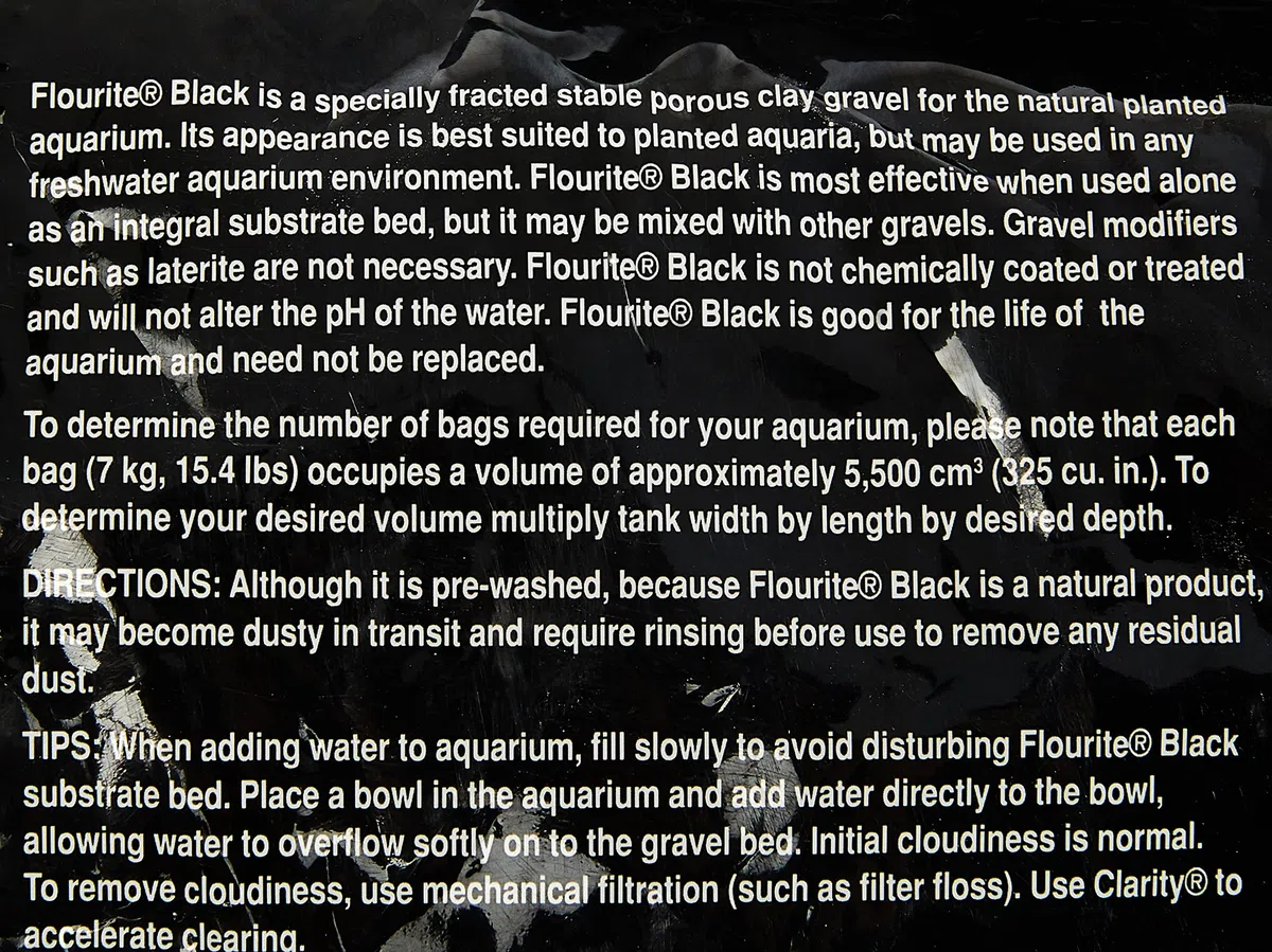 Seachem Flourite - Grava de Arcilla Negra - Sustrato de Acuario plantado Natural poroso Estable, 15.4 Libras