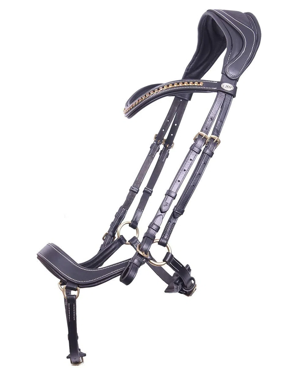 QHP Bridle Devi in Size: COB. - Negro - COB