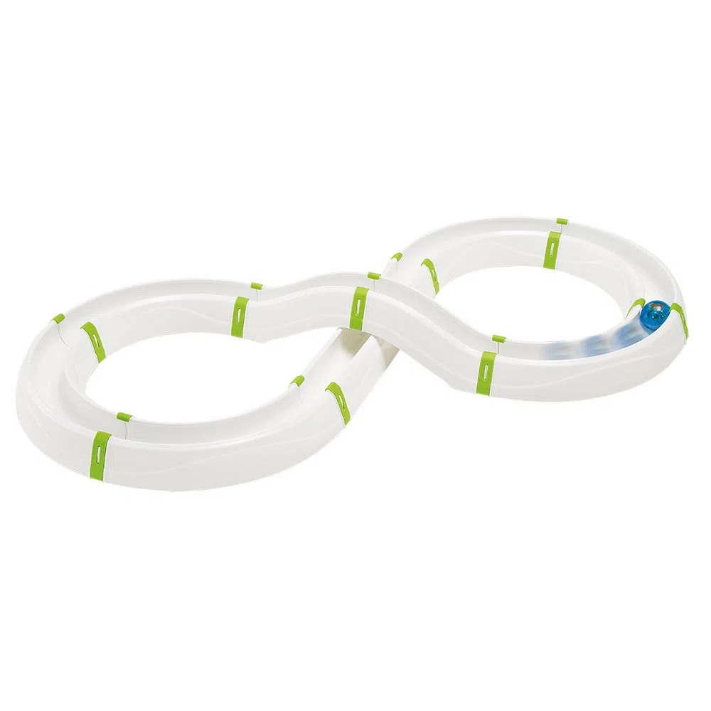 Ferplast Juego Interactivo para Gatos Typhon Circuito Modular, Bola de Luz LED Incluida