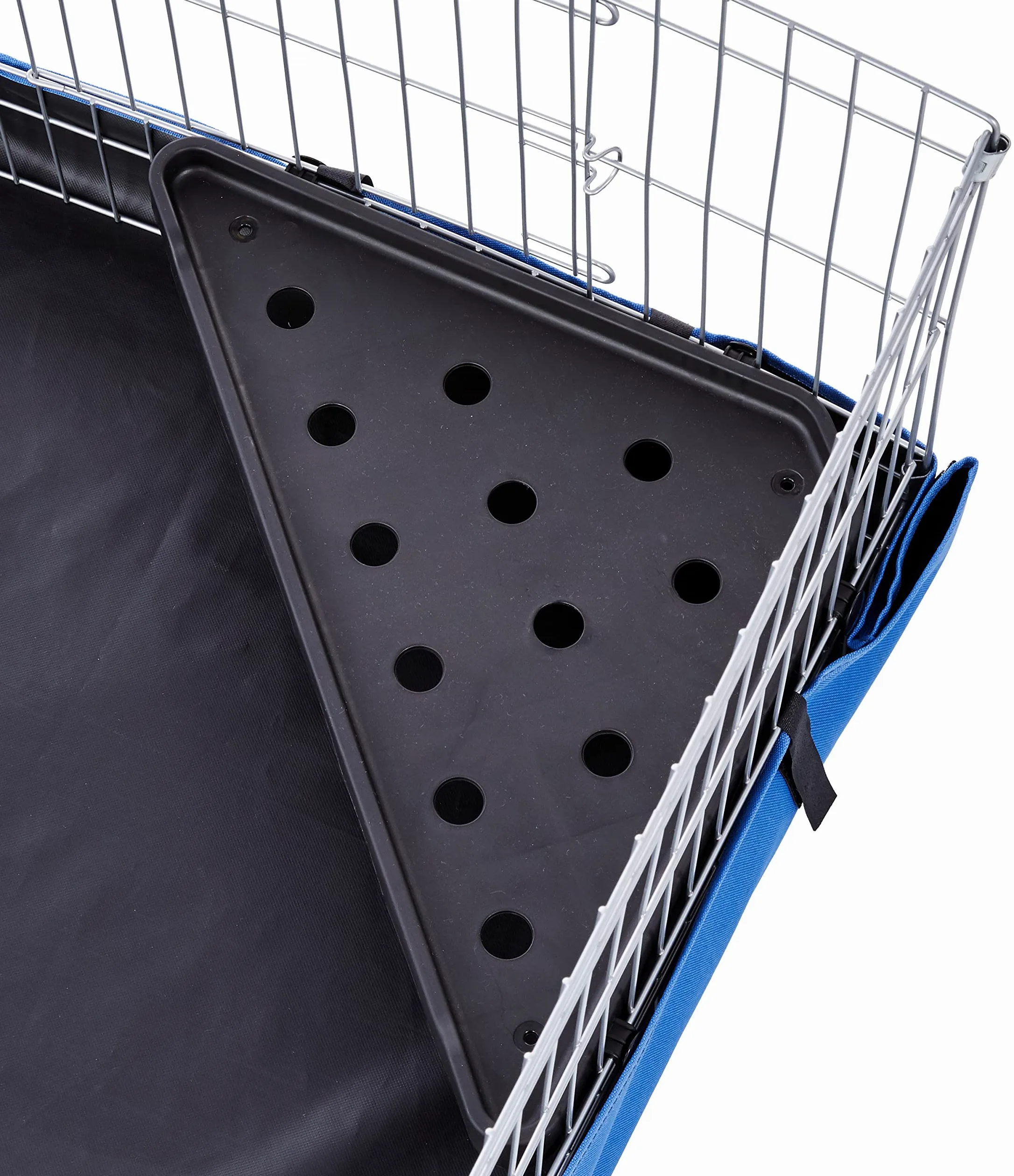 Amazon Basics Jaula para mascotas Cobaya con fondo de lona, A Prueba De Fugas, azul, 118 x 35 x 60 cm (L x An x Al)