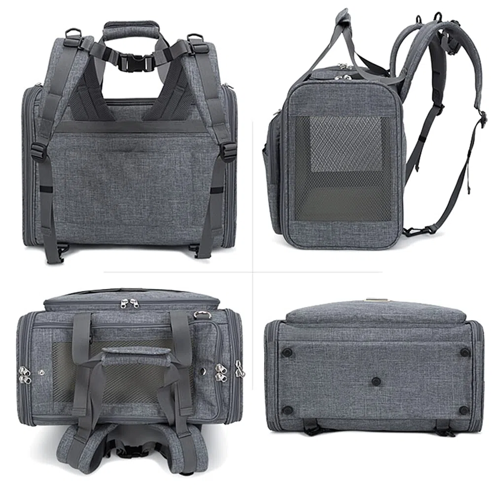Meng Transportin para Perros Pequeños Portátil Bolsos para Mascotas Mochila para Mascotas Máxima 10kg Portador De Viaje Mochila Portadorpara Perro Gatos